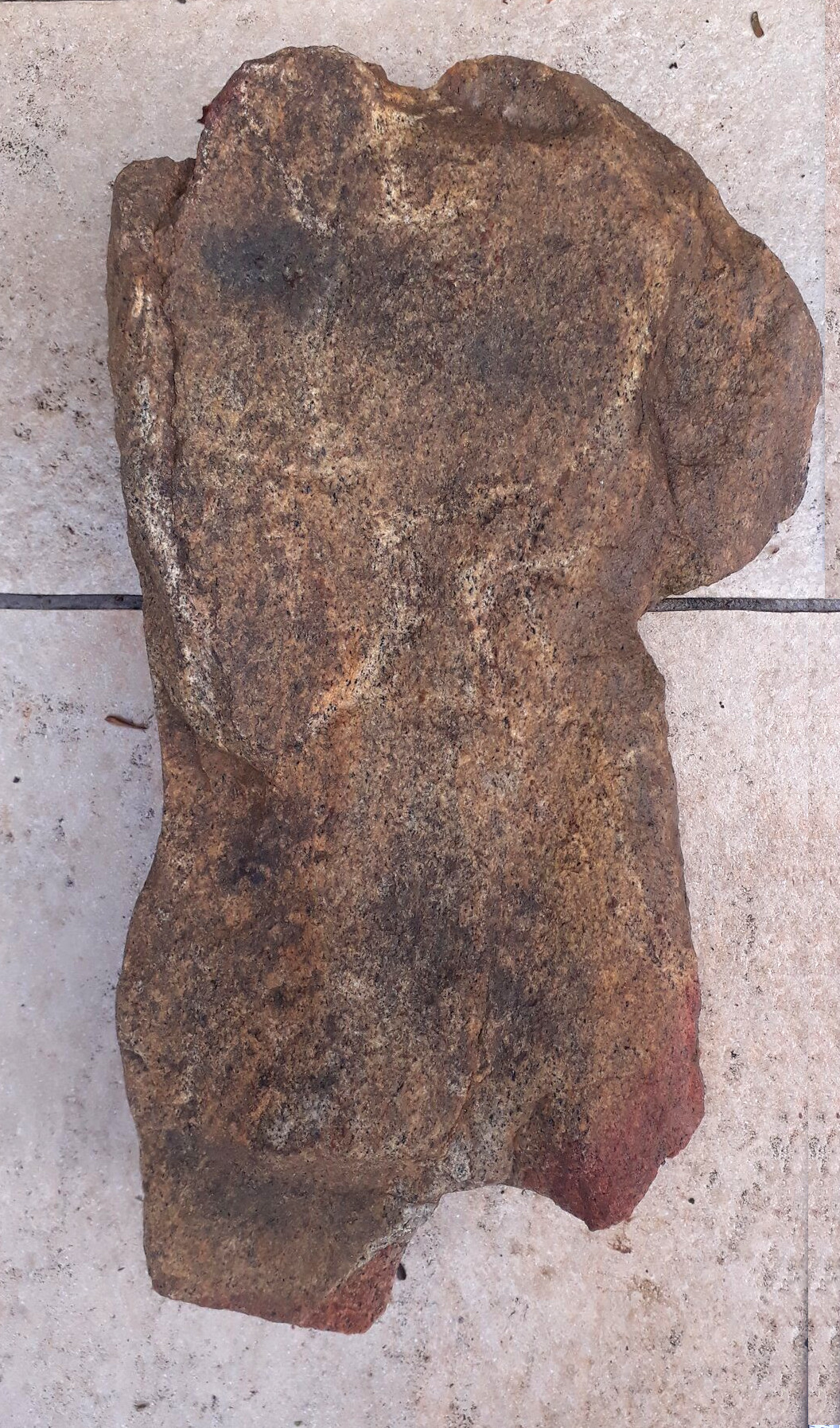 Torse en granit trouv� sur le site ( 47cm)